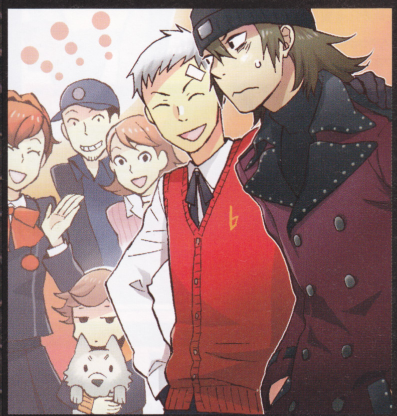 shiomi kotone, takeba yukari, sanada akihiko, aragaki shinjirou, iori junpei, and 1 more (persona and 2 more)
