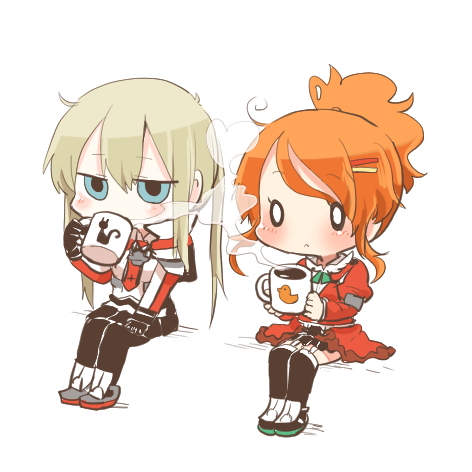 graf zeppelin and aquila (kantai collection) drawn by rebecca_(keinelove)