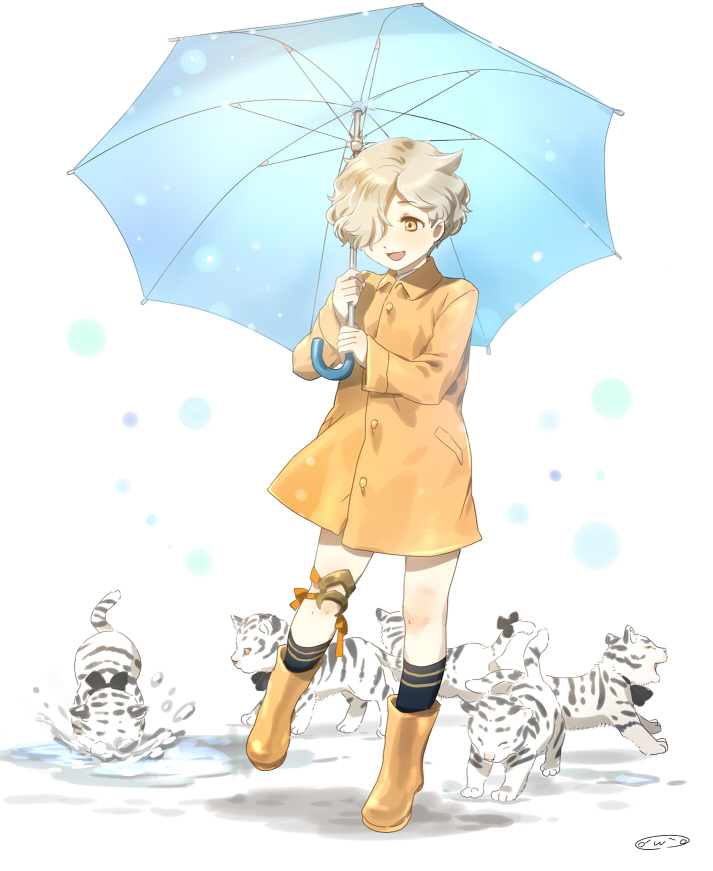 gokotai and gokotai's tigers (touken ranbu) drawn by mizuhara_aki
