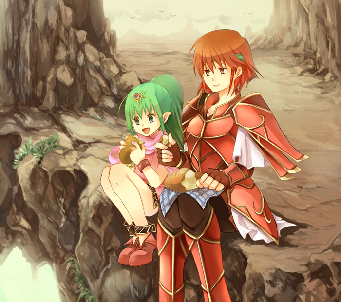 tiki and minerva (fire emblem and 1 more) drawn by kariu