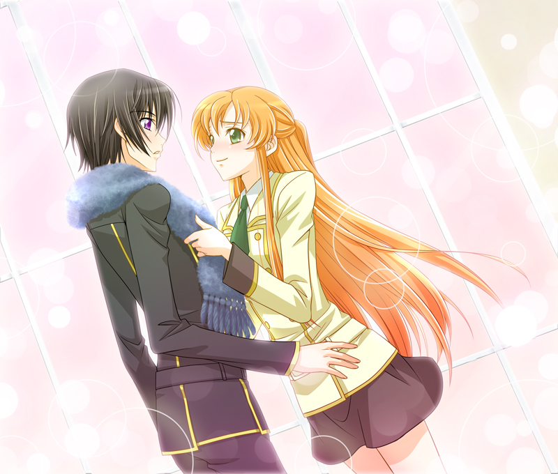 lelouch vi britannia and shirley fenette (code geass) drawn by hiyori_(nyatto)