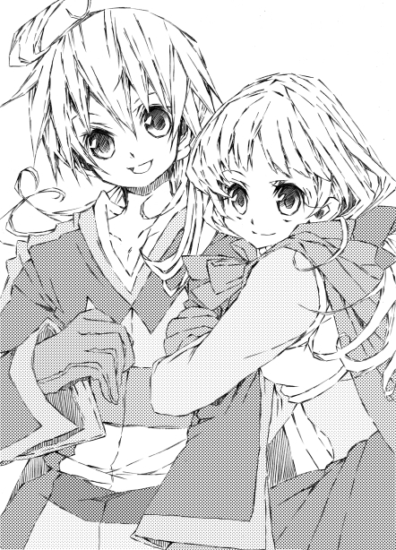 ramza beoulve and alma beoulve (final fantasy and 1 more) drawn by emihiko
