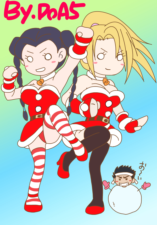 sarah bryant, pai chan, and yuki akira (dead or alive and 2 more) drawn by haigo7