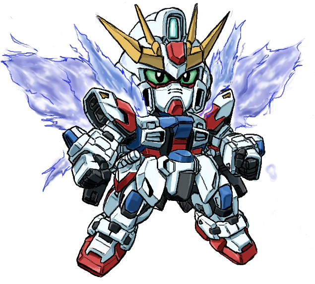star build strike gundam (gundam and 2 more) drawn by moukin_punch