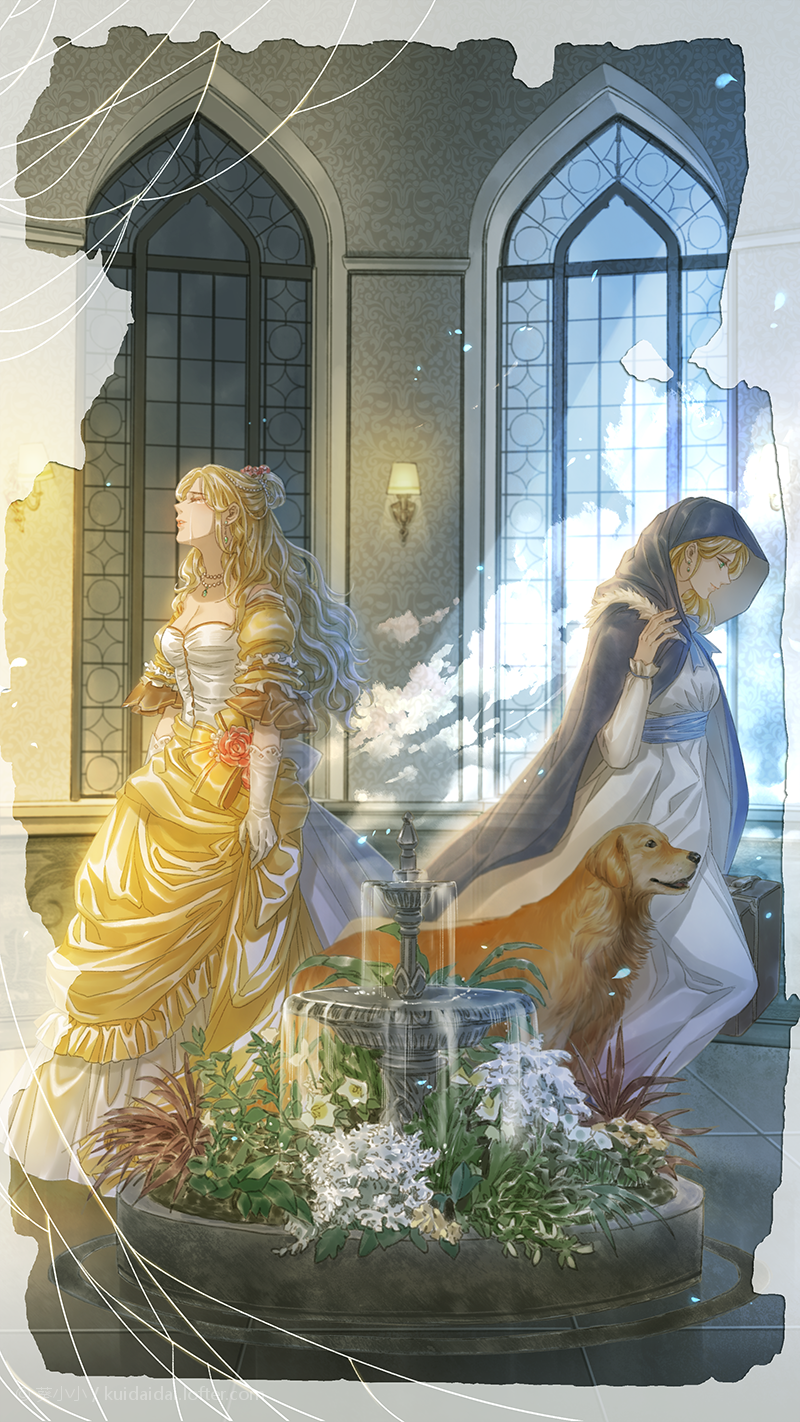 audrey hall and susie (lord of the mysteries) drawn by kuidaidai