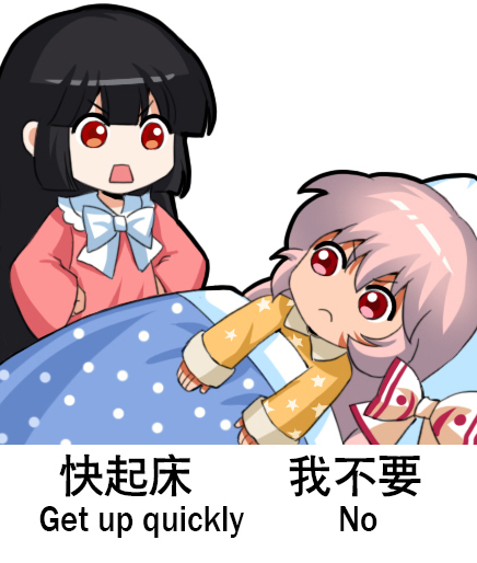 fujiwara no mokou and houraisan kaguya (touhou) drawn by jokanhiyou