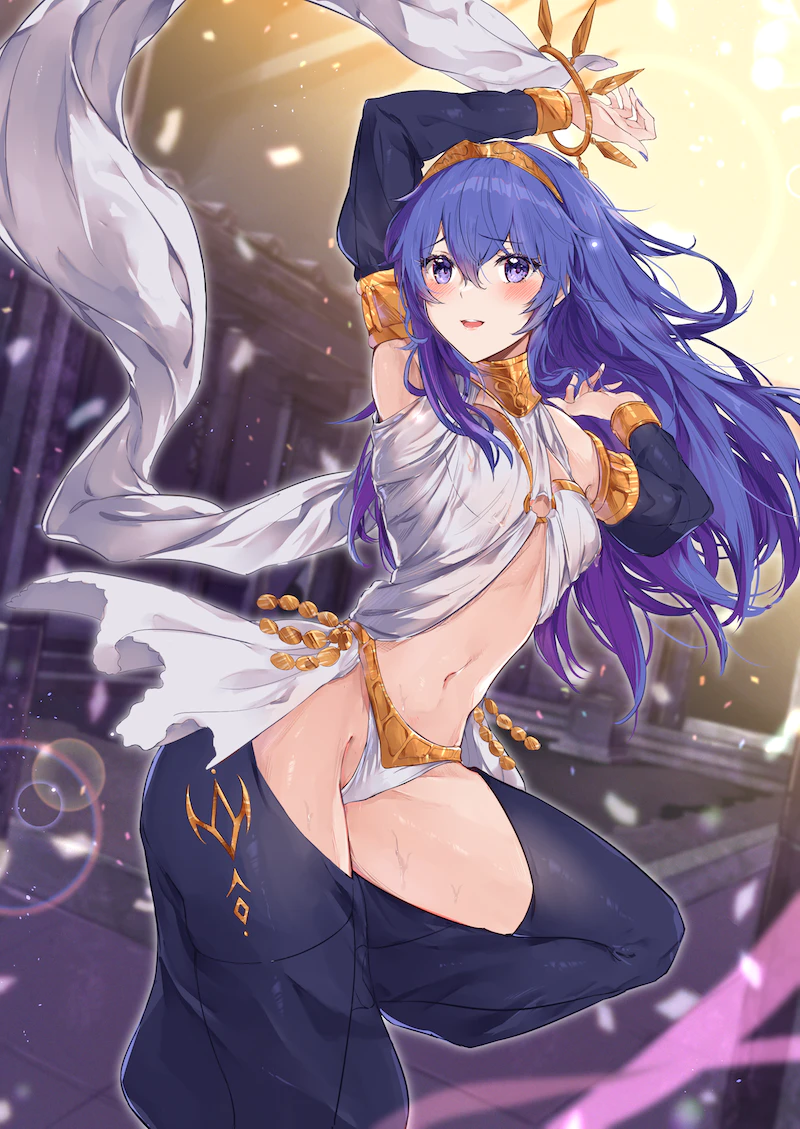 lucina and olivia (fire emblem and 1 more) drawn by yuuri_(orz_commushows)