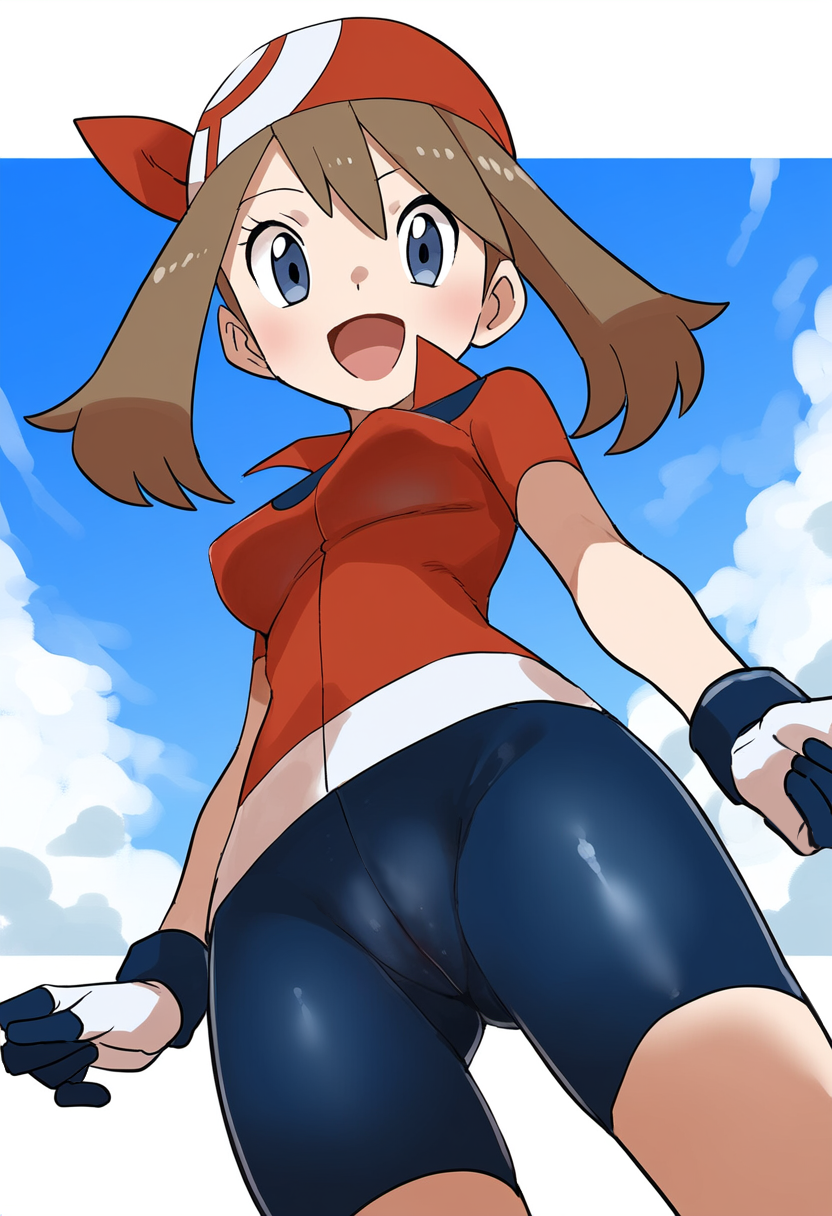 may (pokemon and 1 more) drawn by iconcawaiine