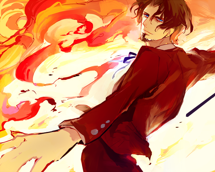 tohsaka tokiomi (fate and 1 more) drawn by mapi
