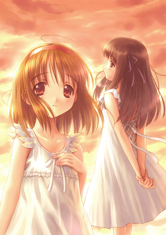 tsukimiya ayu and toono minagi (kanon and 2 more) drawn by goto_p