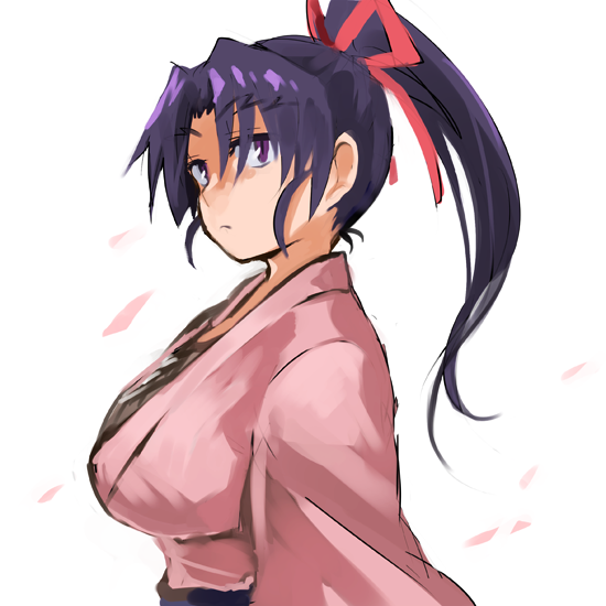 kousaka shigure (shijou saikyou no deshi ken'ichi) drawn by hannpen5500