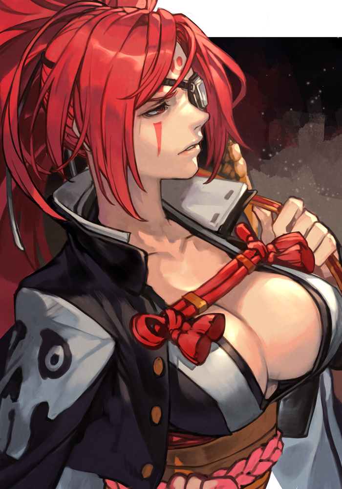 baiken (guilty gear and 1 more) drawn by hungry_clicker