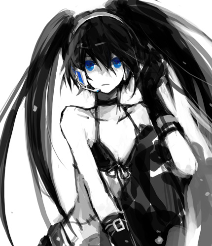 black rock shooter (black rock shooter) drawn by i-riya