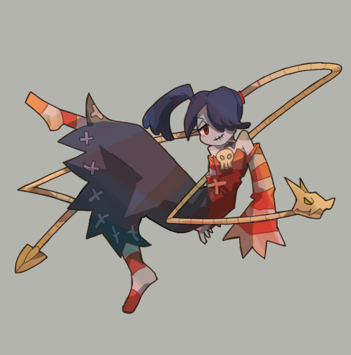 squigly and leviathan (skullgirls) drawn by tori_(alpaca-alpaca)