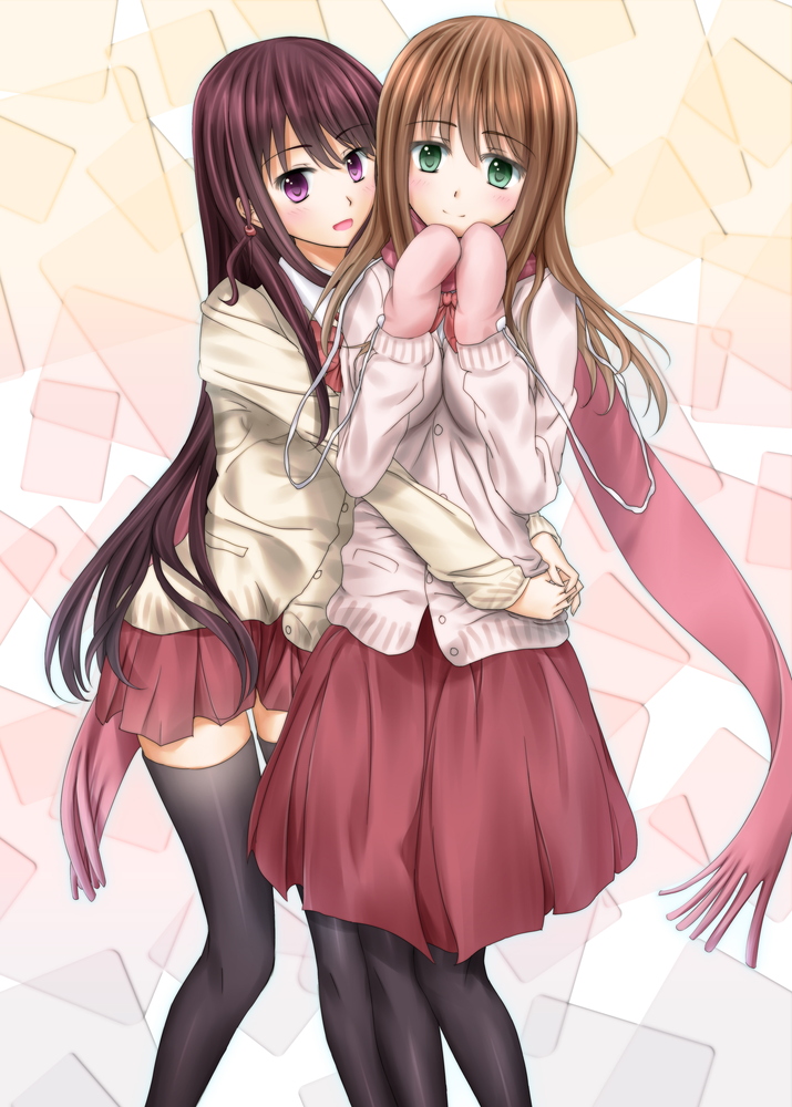 matsumi kuro and matsumi yuu (saki and 1 more) drawn by nasubi_sakari