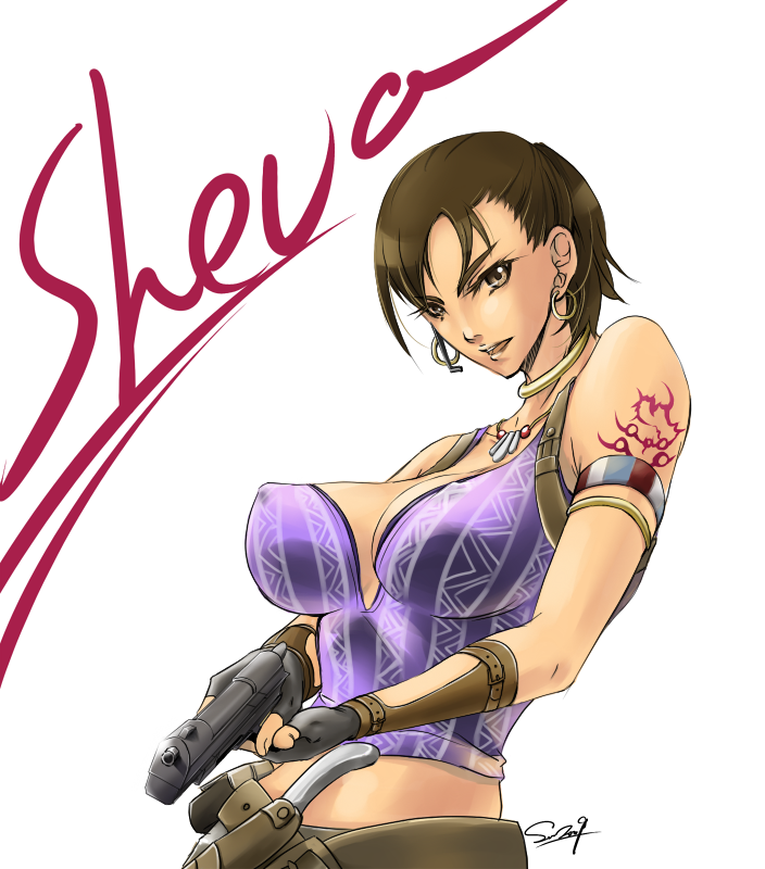 sheva alomar (resident evil and 1 more) drawn by sennoyume