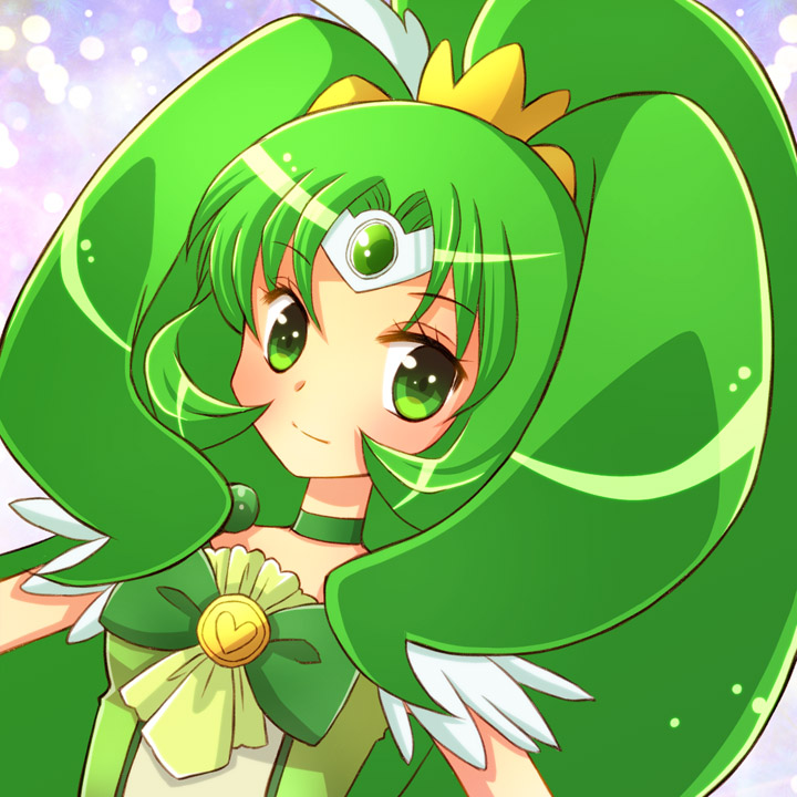 midorikawa nao and cure march (precure and 1 more) drawn by hiyopuko