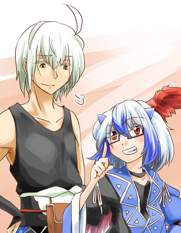 morichika rinnosuke and tokiko (touhou) drawn by meteoride