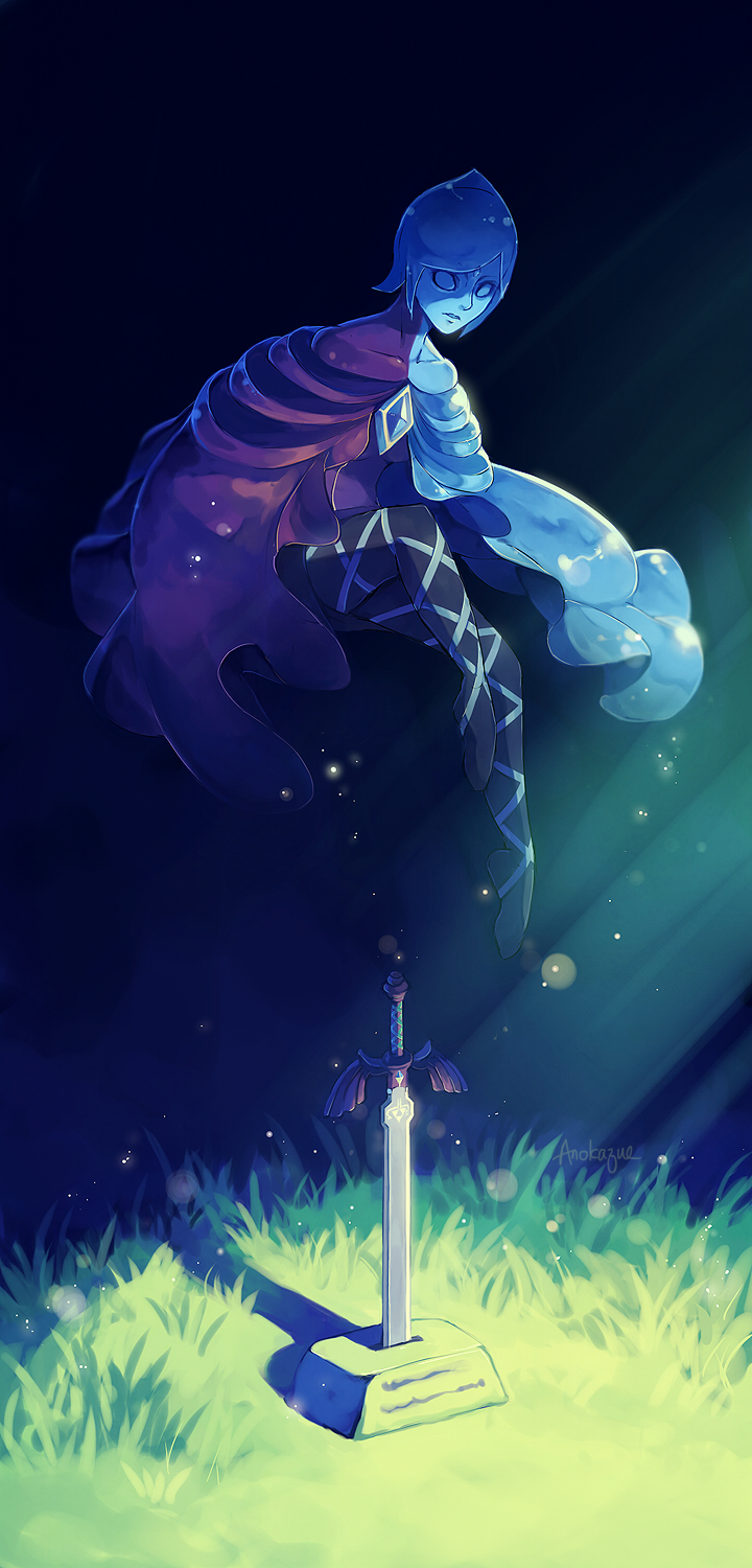 fi (the legend of zelda and 1 more) drawn by anocurry