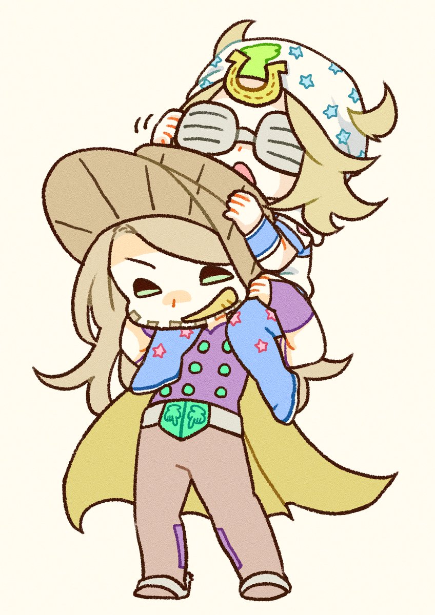 johnny joestar and gyro zeppeli (jojo no kimyou na bouken and 1 more) drawn by m_a_a_m_8