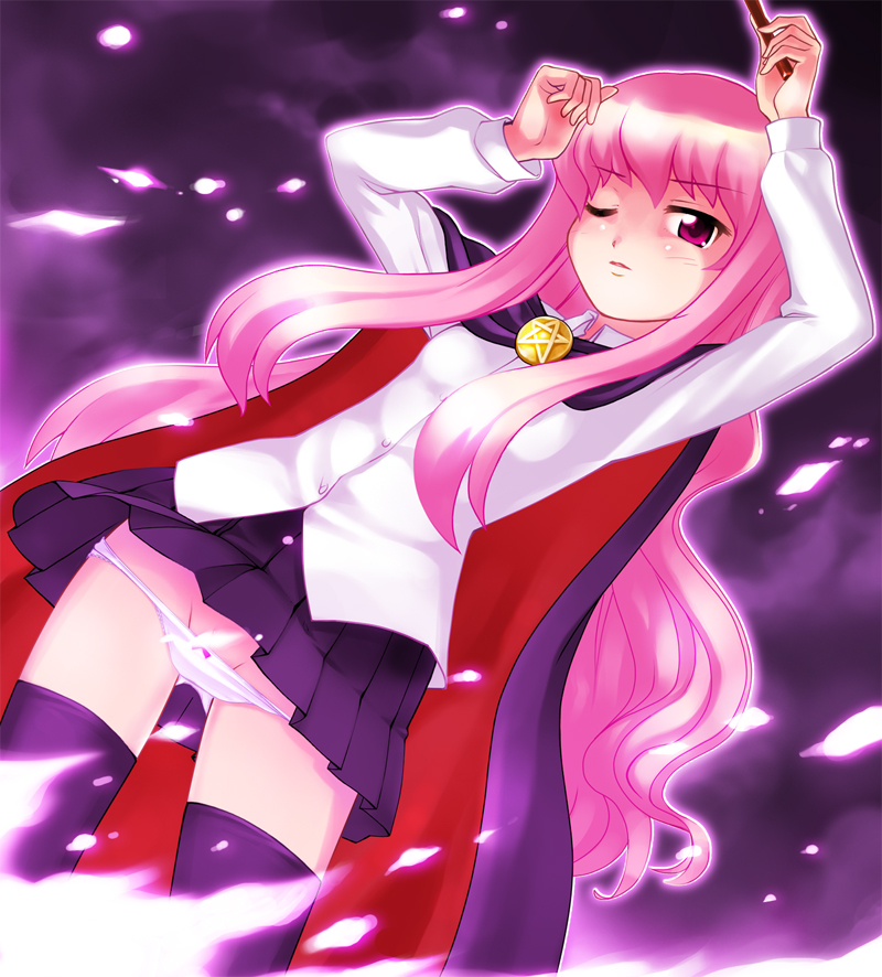 louise francoise le blanc de la valliere (zero no tsukaima) drawn by nanakorobi