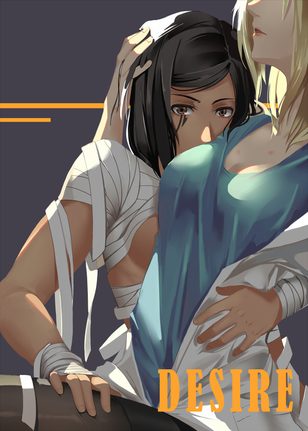 mercy and pharah (overwatch and 1 more) drawn by iceky