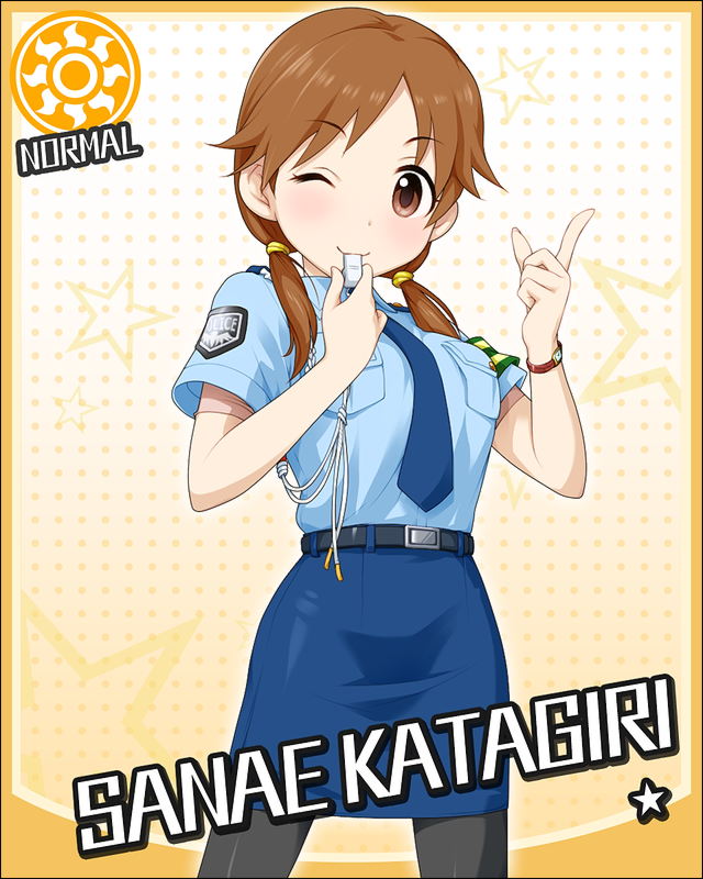 katagiri sanae (idolmaster and 1 more)