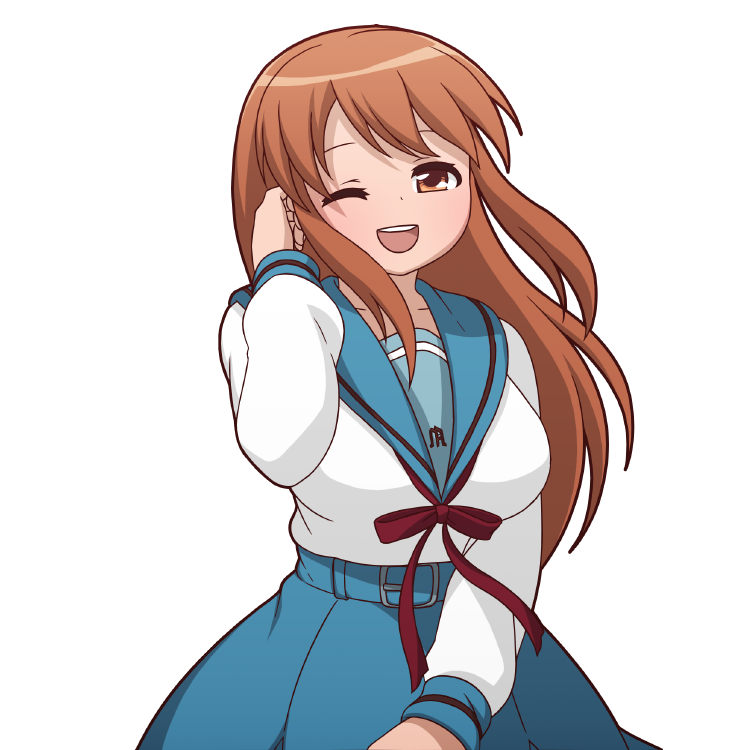 asahina mikuru (suzumiya haruhi no yuuutsu) drawn by mike_inel