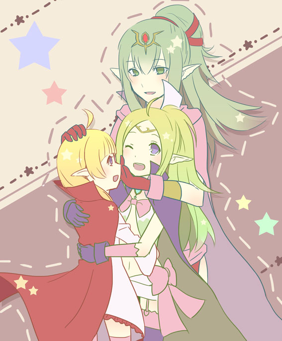 tiki, nowi, and nah (fire emblem and 2 more) drawn by soar-star