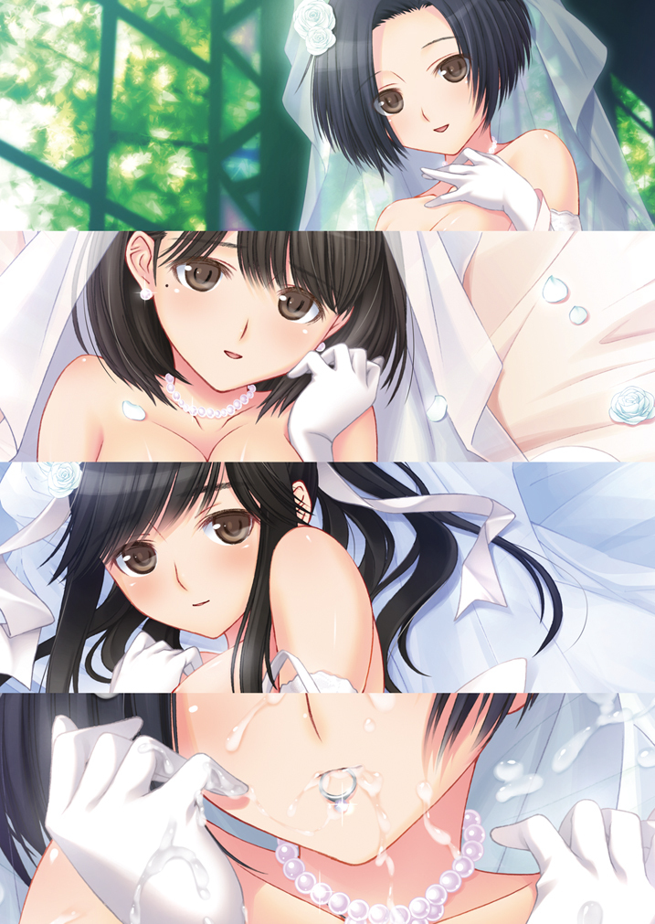 anegasaki nene, kobayakawa rinko, and takane manaka (love plus) drawn by fusataka_shikibu