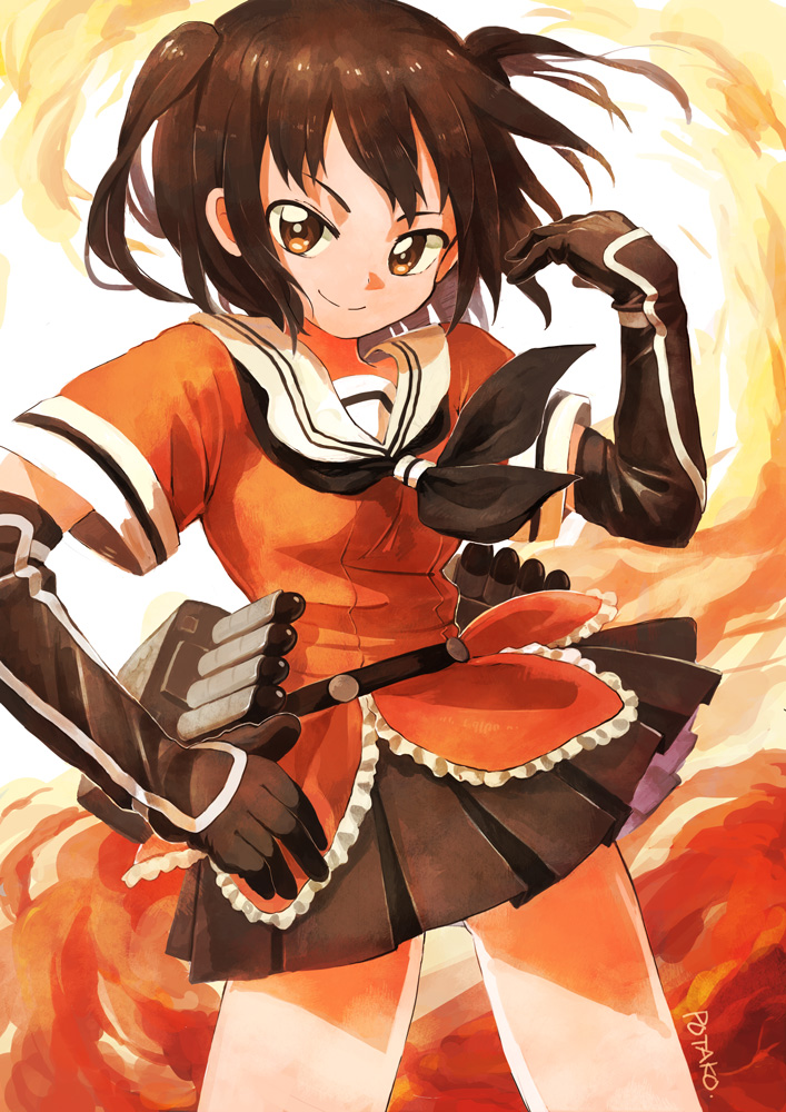 sendai (kantai collection) drawn by corn_potako
