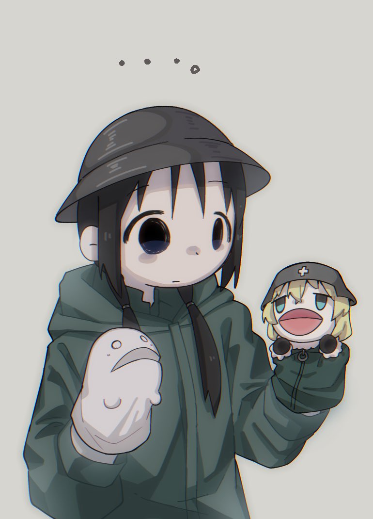 chito, yuuri, and nuko (shoujo shuumatsu ryokou) drawn by nddk_aaa