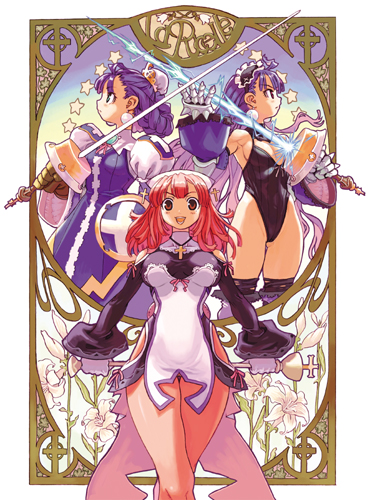 prier, eclair, and dark eclair (la pucelle) drawn by ryoji_(nomura_ryouji)