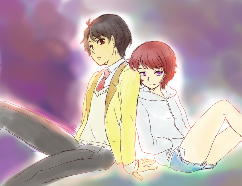 kaizuka inaho and rayet areash (aldnoah.zero) drawn by nayuki-sak