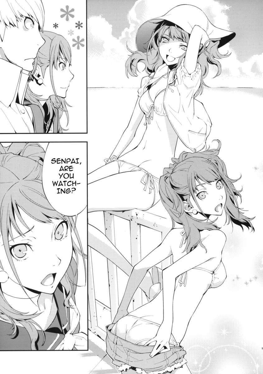 narukami yu and kujikawa rise (persona and 1 more) drawn by okazaki_takeshi