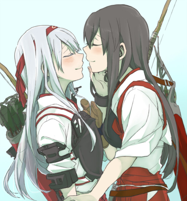 akagi and shoukaku (kantai collection) drawn by ree_(re-19)