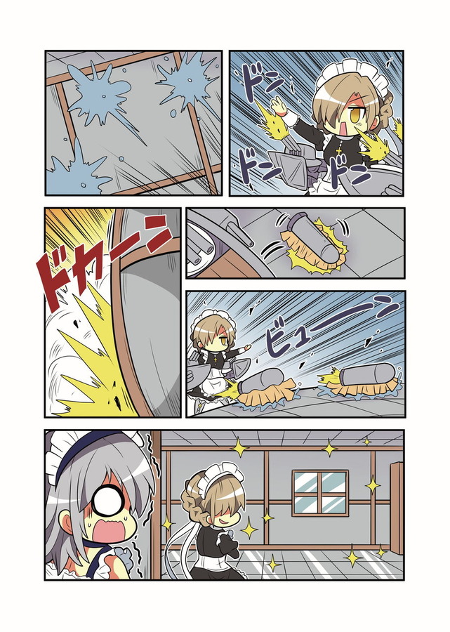 sheffield and little bel (azur lane) drawn by colonel_aki