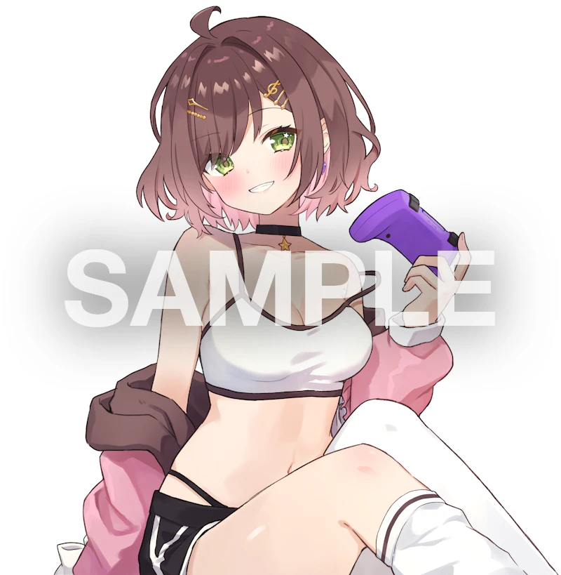 miori celesta (indie virtual youtuber) drawn by ahase_hino