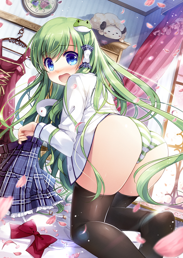 kochiya sanae (touhou) drawn by miyase_mahiro