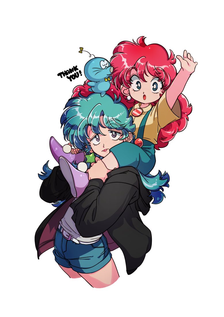koron and yumeko (original) drawn by yo-co