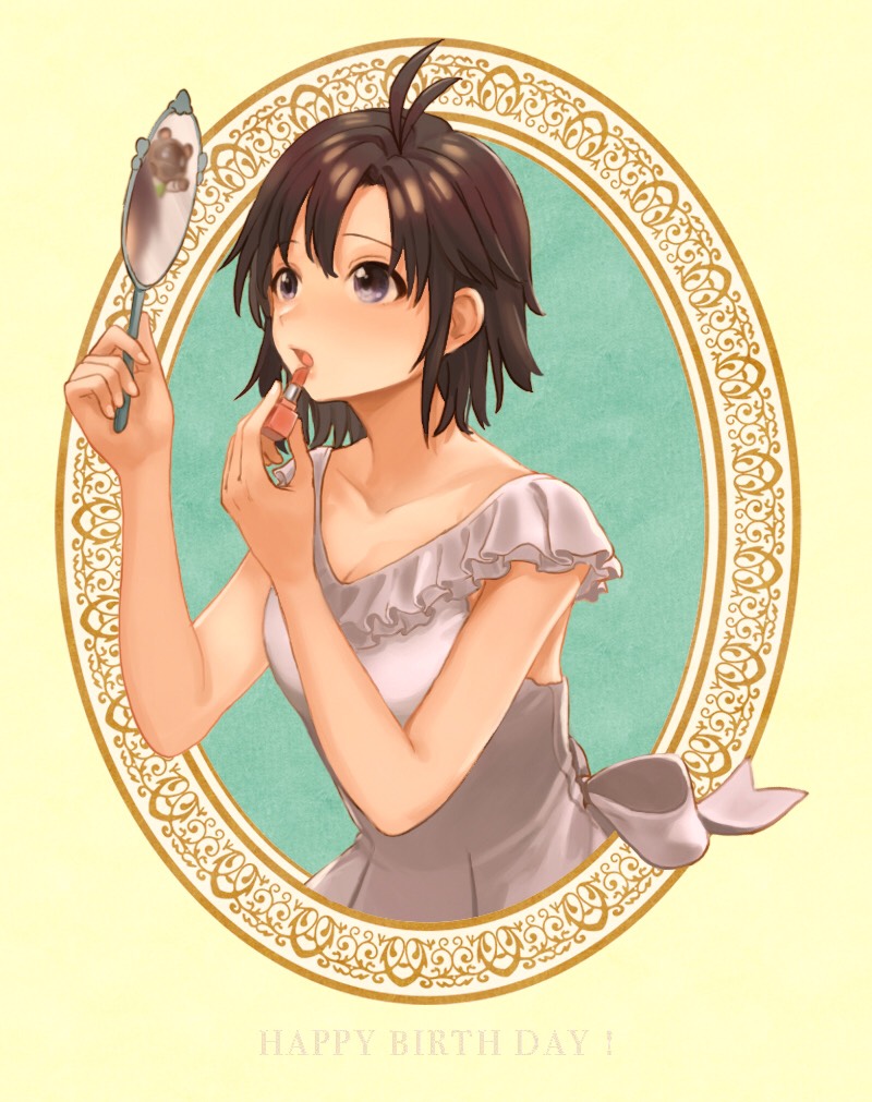 kikuchi makoto and tom nook (idolmaster and 3 more) drawn by tanupon