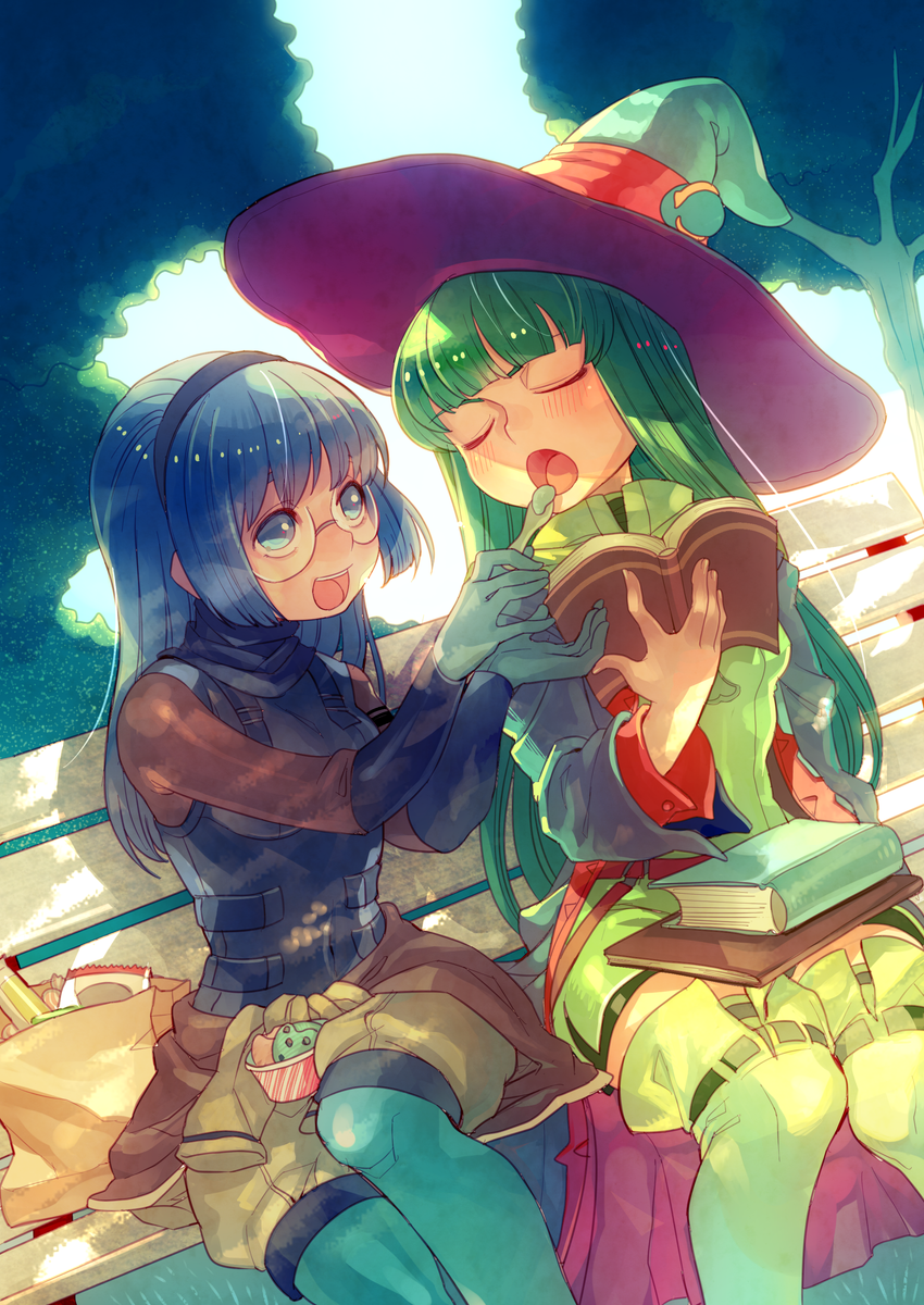 masou shizuka and maria custard (rance) drawn by hayasaka