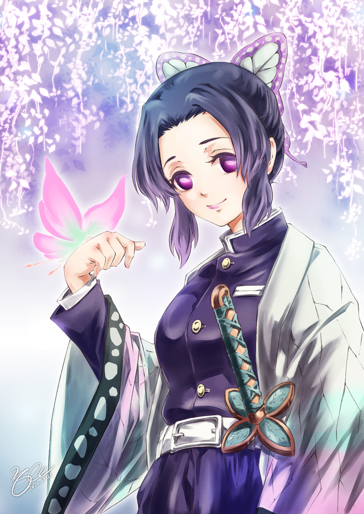 kochou shinobu (kimetsu no yaiba) drawn by morere