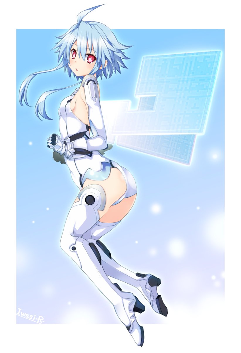 white heart (neptune) drawn by iwashi_dorobou_-r-