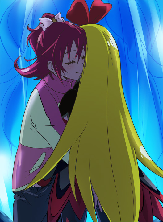 aida mana and regina (precure and 1 more) drawn by haruyama_kazunori