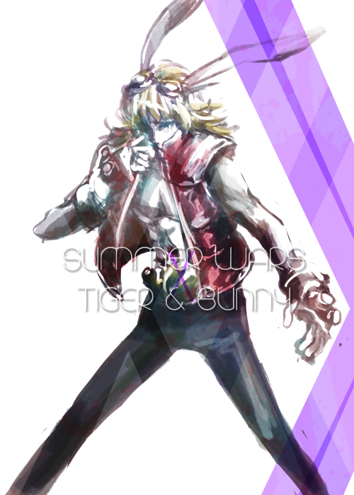 barnaby brooks jr. and king kazma (tiger & bunny and 1 more) drawn by aldsk