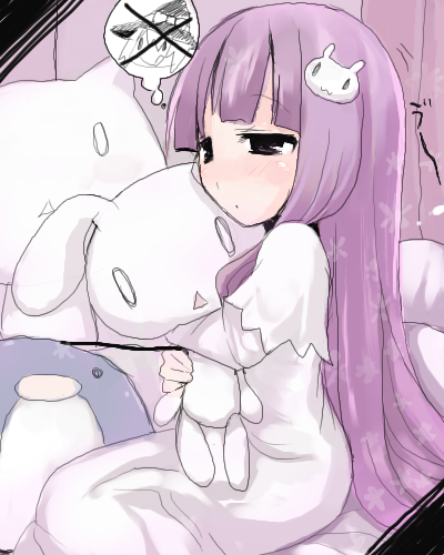 kirisame marisa and patchouli knowledge (touhou) drawn by kujiran