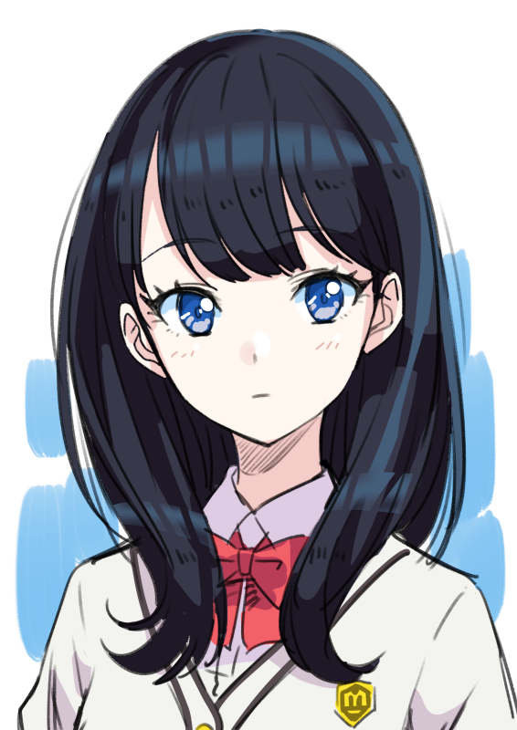 takarada rikka (gridman universe and 1 more) drawn by tsukikage_oyama