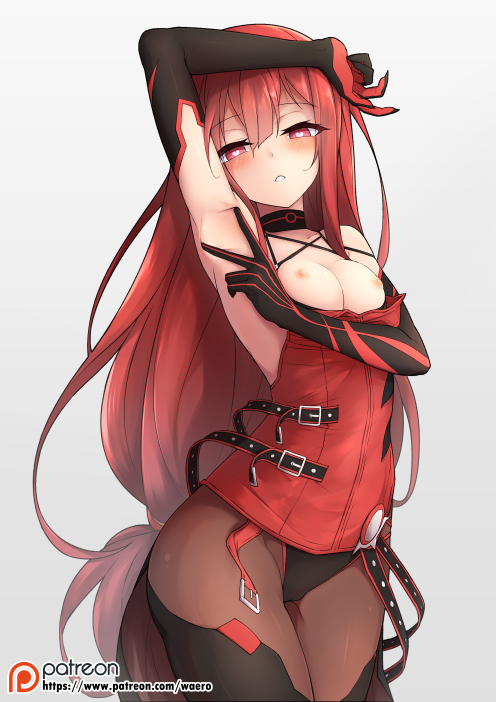 elesis and crimson avenger (elsword) drawn by waero