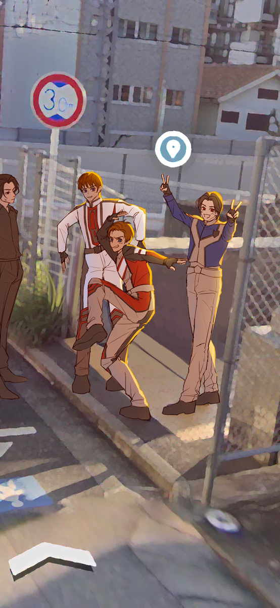madoka daigo, takayama gamu, fujimiya hiroya, and asuka shin (ultra series and 3 more) drawn by picgentle